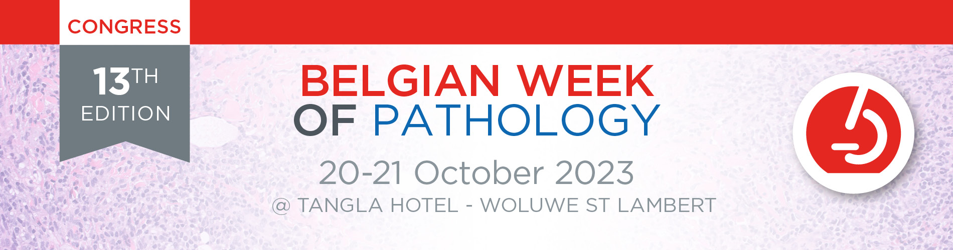 Belgian Week Of Pahtology Banner 2022